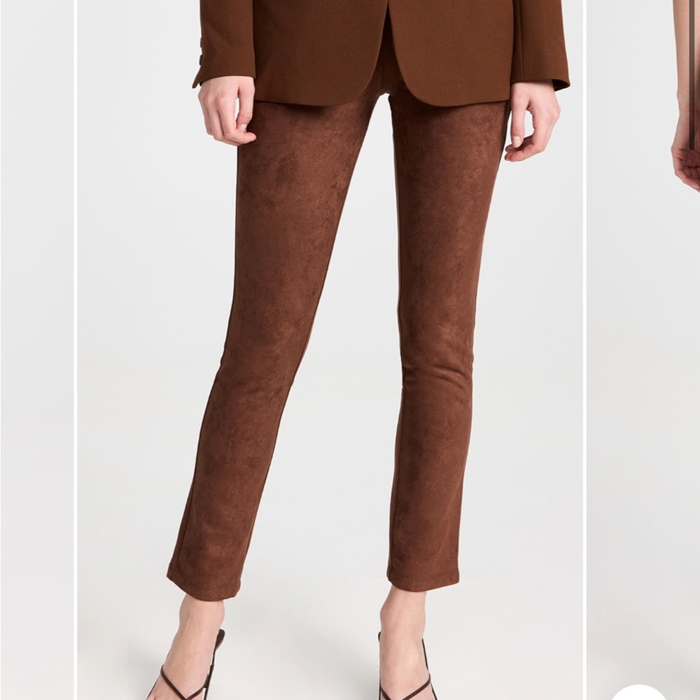 Leset Gaia suede effect pants